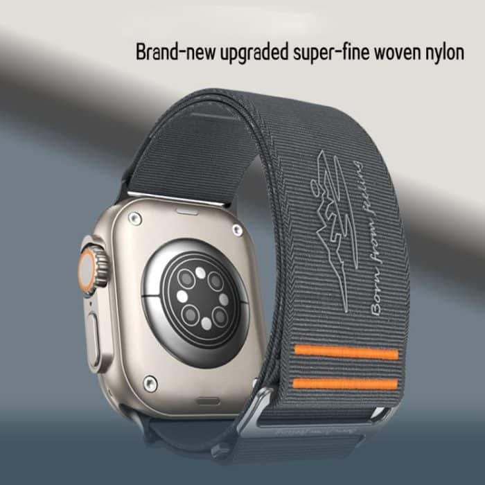 Traveler Nylon Watch Band, For Apple Watch 46mm / 49mm / 45mm / 44mm, For Apple Watch 42mm / 41mm / 40mm / 38mm – Bild 4