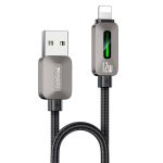 Yesido CA137L 12W USB to 8 Pin Streamer Light Data Cable, Length: 1.2m