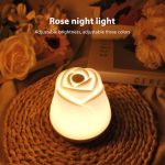 3W Rose Night Light Bedside Touch Sensor Ambient Lighting – Bild 4