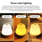 3W Rose Night Light Bedside Touch Sensor Ambient Lighting – Bild 7