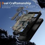 Camouflage Kickstand Rotating Shaft MagSafe Phone Case, For iPhone 16, For iPhone 15 Pro Max, For iPhone 15 Pro – Bild 6