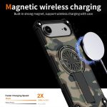 Camouflage Kickstand Rotating Shaft MagSafe Phone Case, For iPhone 15 Plus, For iPhone 15, For iPhone 14 Plus – Bild 3