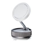 K10A Three-axis Folding Vacuum Adsorption Magnetic Car Phone Holder, K10A (White), K10A (Black), K10A (Grey)