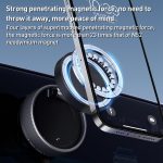 K10A Three-axis Folding Vacuum Adsorption Magnetic Car Phone Holder, K10A (White), K10A (Black), K10A (Grey) – Bild 5