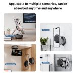 K10A Three-axis Folding Vacuum Adsorption Magnetic Car Phone Holder, K10A (White), K10A (Black), K10A (Grey) – Bild 8