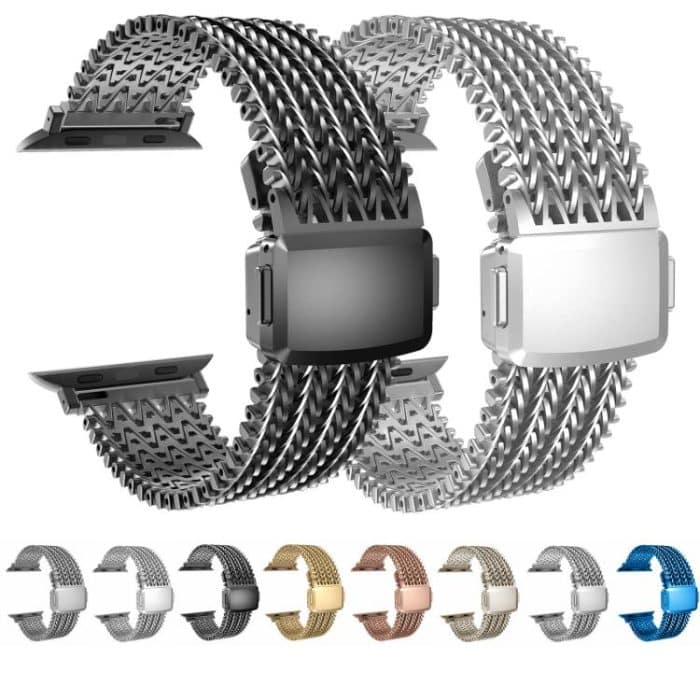 Mesh Magnetic Stainless Steel Watch Band – Bild 2