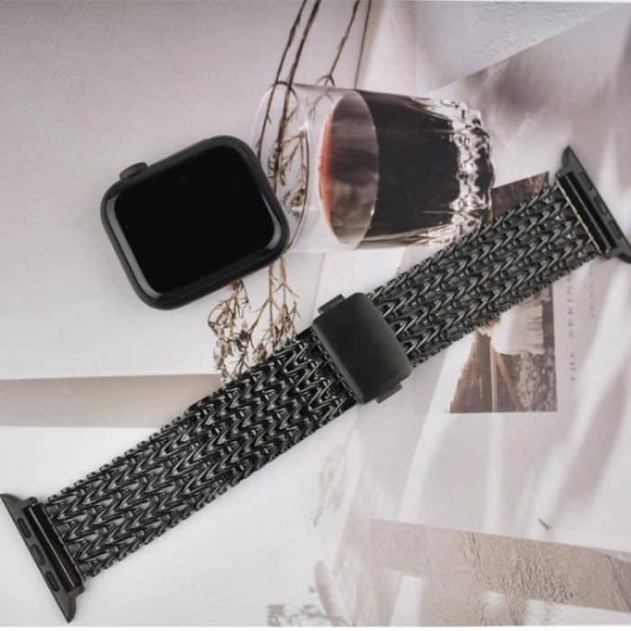 Mesh Magnetic Stainless Steel Watch Band – Bild 3