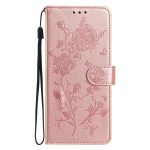 Rose Flower Embossing Pattern Leather Phone Case – Bild 2