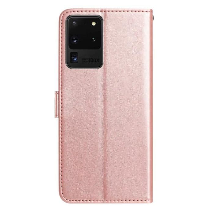 Rose Flower Embossing Pattern Leather Phone Case – Bild 3