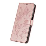 Rose Flower Embossing Pattern Leather Phone Case – Bild 5