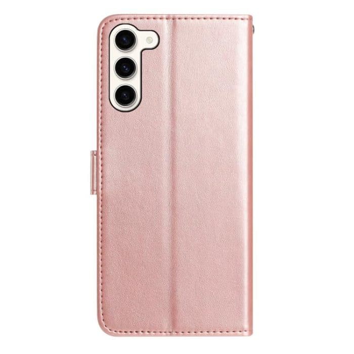 Rose Flower Embossing Pattern Leather Phone Case – Bild 3
