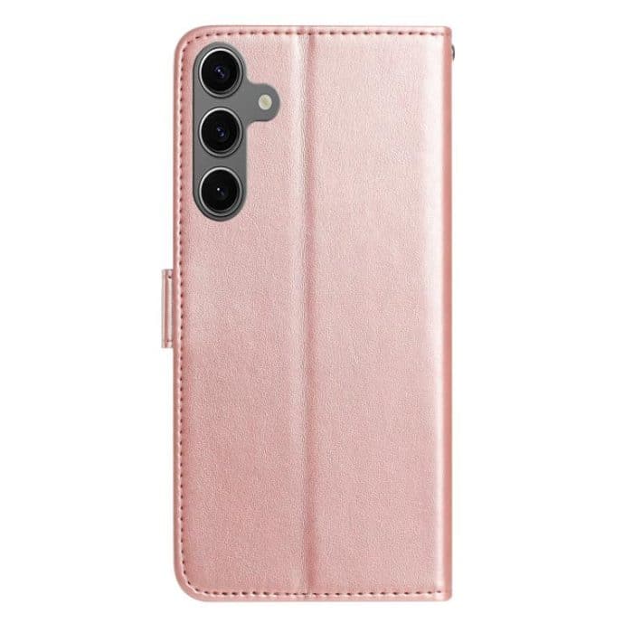 Rose Flower Embossing Pattern Leather Phone Case – Bild 3