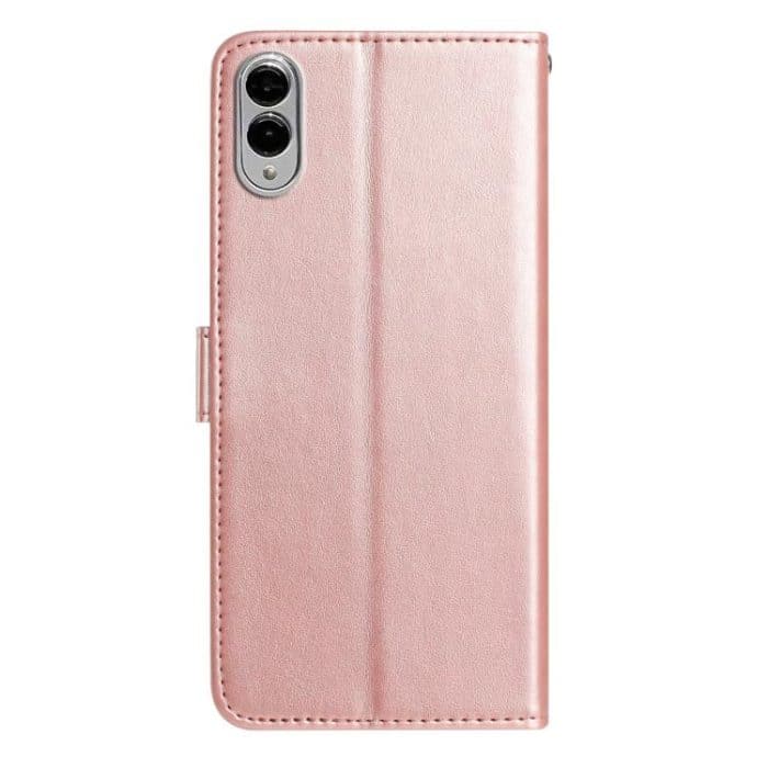 Rose Flower Embossing Pattern Leather Phone Case – Bild 3