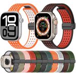 Magnetic Buckle Breathable Silicone Watch Band – Bild 2