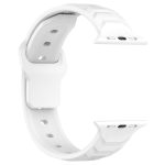 Vertical Grain Reverse Buckle Silicone Watch Band, For Apple Watch 46mm / 49mm / 45mm / 44mm, For Apple Watch 42mm / 41mm / 40mm / 38mm – Bild 7