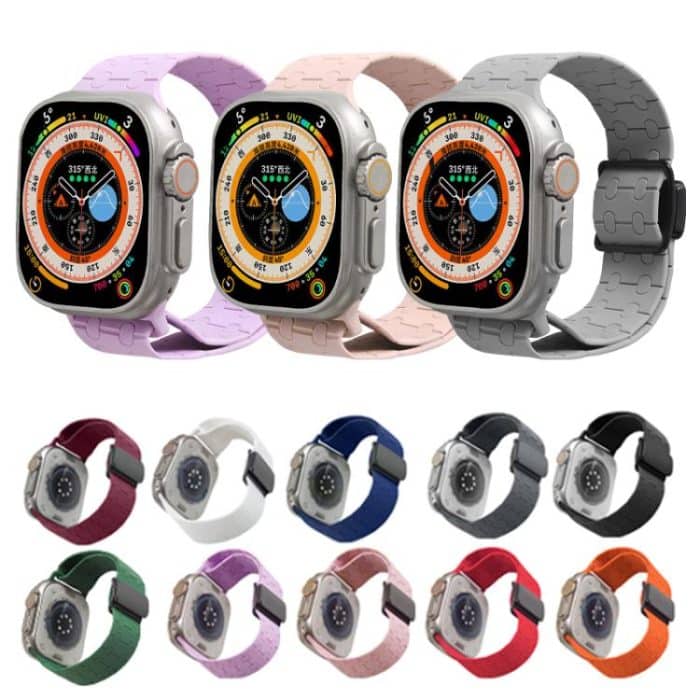 Magnetic Buckle Breathable Silicone Watch Band – Bild 2
