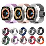 Magnetic Buckle Breathable Silicone Watch Band, For Apple Watch 46mm / 49mm / 45mm / 44mm, For Apple Watch 42mm / 41mm / 40mm / 38mm – Bild 2