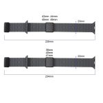 Magnetic Buckle Breathable Silicone Watch Band, For Apple Watch 46mm / 49mm / 45mm / 44mm, For Apple Watch 42mm / 41mm / 40mm / 38mm – Bild 6