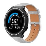 xDfind Flat Head Black Shark Fine Grain Leather Watch Band