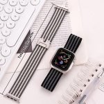 xDfind Parachute Buckle 3-Stripe Braided Nylon Watch Band, For Apple Watch 42 / 44 / 45 / 46 / 49mm, For Apple Watch 38 / 40 / 41 / S10 42mm – Bild 7
