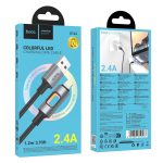 hoco U144 Colorful LED 2.4A USB to 8 Pin Charging Data Cable, Length: 1.2m – Bild 5