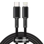 Baseus 20 W Typ-C / USB-C auf 8 Pin PD Hochdichtes geflochtenes Schnelllade-Datenkabel, Länge: 2 m
