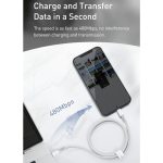 Baseus 20 W Typ-C / USB-C auf 8 Pin PD Hochdichtes geflochtenes Schnelllade-Datenkabel, Länge: 2 m – Bild 10