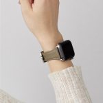 Small Waist Drop Buckle Genuine Leather Watch Band, For Apple Watch 46mm / 49mm / 45mm / 44mm, For Apple Watch 42mm / 41mm / 40mm / 38mm – Bild 6