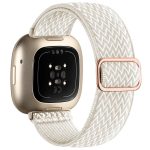 xDfind Wavy Nylon Braided Stretch Watch Band with Adjustment Buckle, For Fitbit Versa 4 / 3 / Sense2 / 1