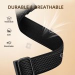 xDfind Wavy Nylon Braided Stretch Watch Band with Adjustment Buckle, For Fitbit Versa 4 / 3 / Sense2 / 1 – Bild 4
