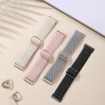 xDfind Wavy Nylon Braided Stretch Watch Band with Adjustment Buckle, For Fitbit Versa 4 / 3 / Sense2 / 1 – Bild 5