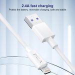 ZGA CB02 2.4A USB to 8 Pin Charging Data Cable – Bild 2