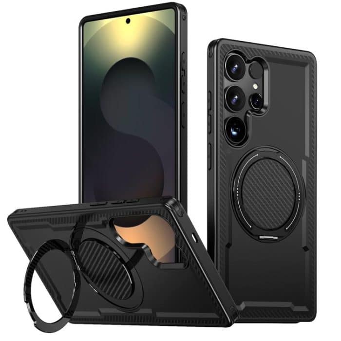 Metal 360 Degree Rotation Holder MagSafe Phone Case – Bild 1