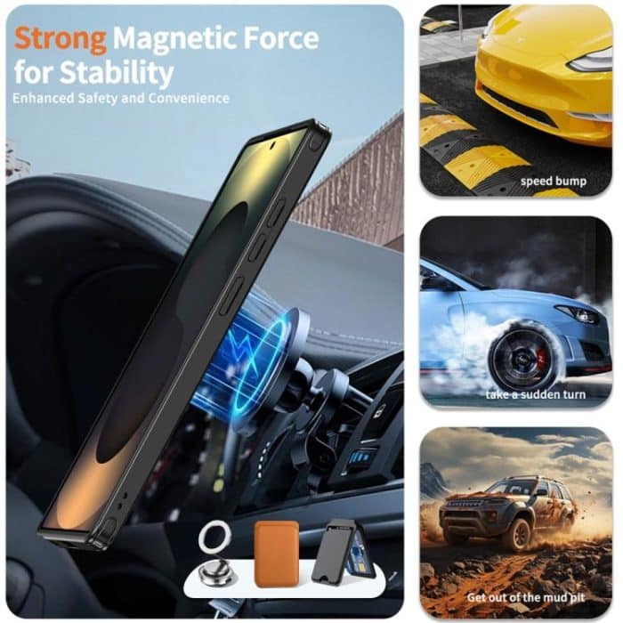 Metal 360 Degree Rotation Holder MagSafe Phone Case – Bild 2