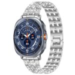 xDfind Five Beads Full Diamond Metal Watch Band, For Samsung Galaxy Watch Ultra/Ultra 2025, For Samsung Galaxy Watch8 / 8 Classic