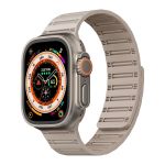 Cylinder Magnetic Two-color Loop Silicone Watch Band, For Apple Watch 46mm / 49mm / 45mm / 44mm, For Apple Watch 42mm / 41mm / 40mm / 38mm
