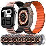 Cylinder Magnetic Two-color Loop Silicone Watch Band – Bild 2