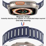 Cylinder Magnetic Two-color Loop Silicone Watch Band – Bild 7