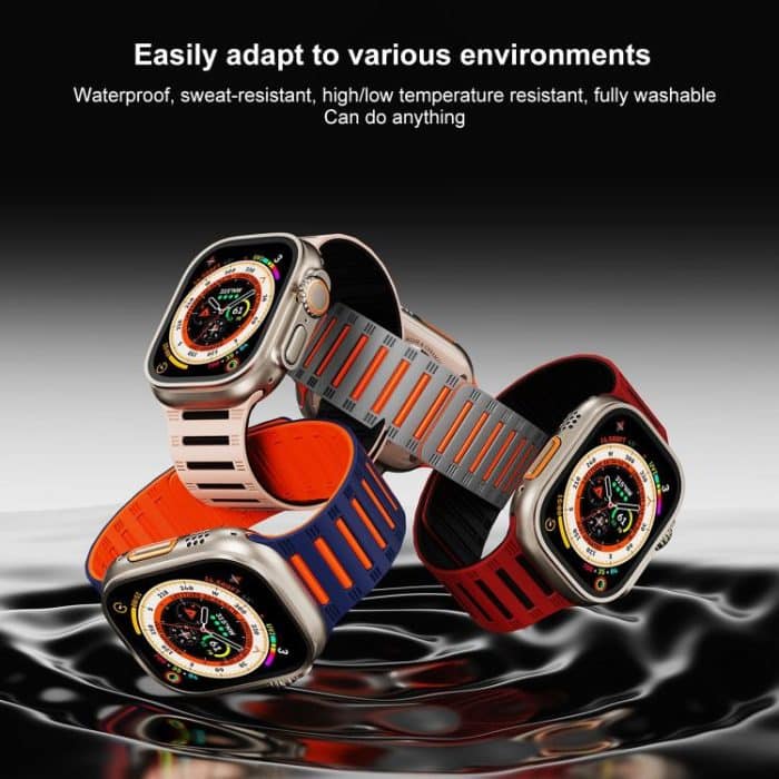 Cylinder Magnetic Two-color Loop Silicone Watch Band – Bild 8