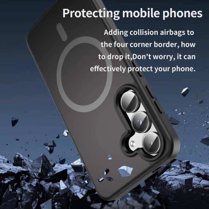 Fanying Series PC Hybrid TPU Translucent Frosted MagSafe Phone Case, For Samsung Galaxy S25 5G, For Samsung Galaxy S24 5G – Bild 3