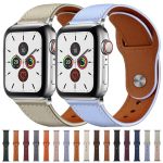xDfind Rivet Buckle Genuine Leather Watch Band, For Apple Watch 42 / 44 / 45 / 46 / 49mm, For Apple Watch 38 / 40 / 41 / S10 42mm – Bild 2