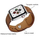 xDfind Rivet Buckle Genuine Leather Watch Band, For Apple Watch 42 / 44 / 45 / 46 / 49mm, For Apple Watch 38 / 40 / 41 / S10 42mm – Bild 5