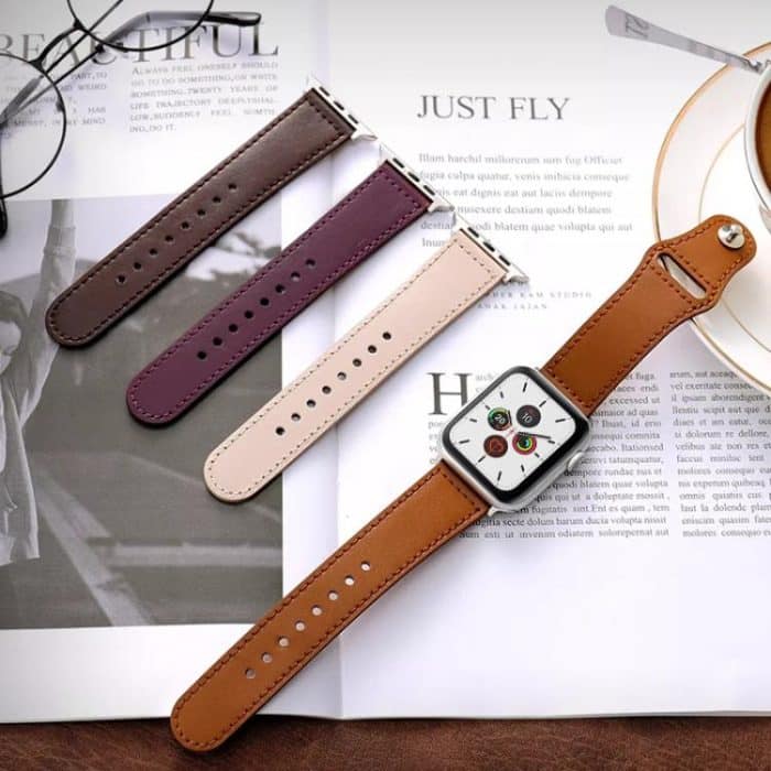 xDfind Rivet Buckle Genuine Leather Watch Band – Bild 7