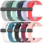 xDfind  Flat Head Groove Folding Black Buckle Silicone Watch Band – Bild 3