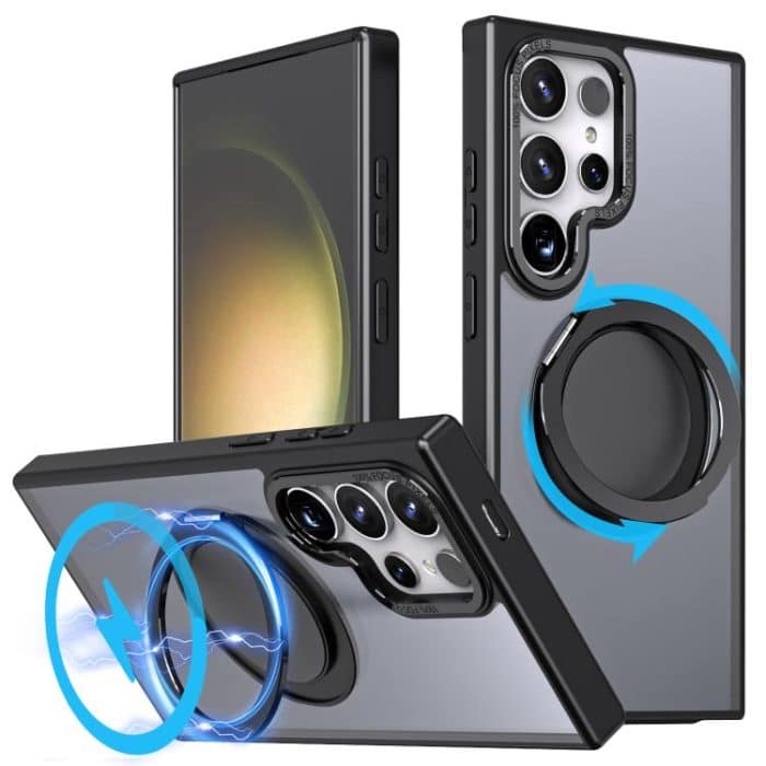 EDA008488802A.jpg Kalebol 360-degree Rotating MagSafe Magnetic Holder Phone Case – Bild 1