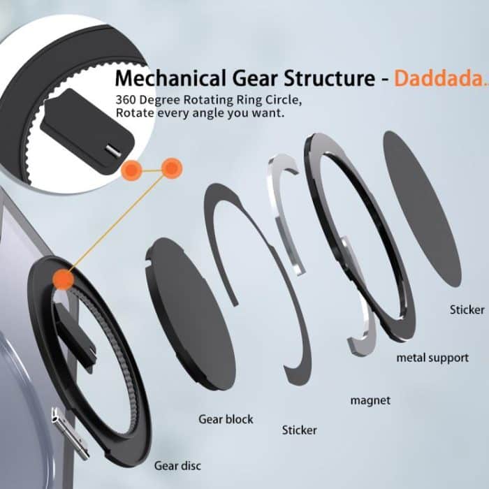 Kalebol 360-degree Rotating MagSafe Magnetic Holder Phone Case – Bild 7