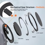 Kalebol 360-degree Rotating MagSafe Magnetic Holder Phone Case – Bild 7