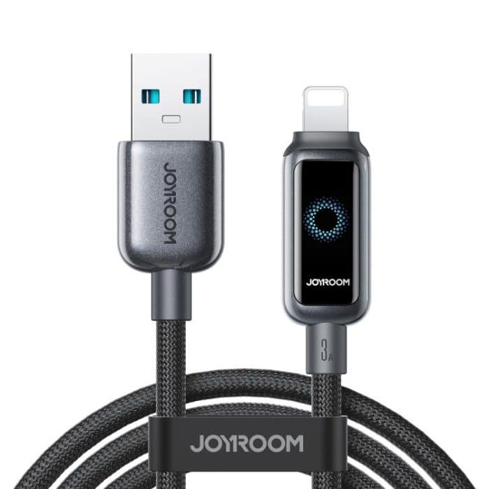 EDA008509501A.jpg JOYROOM S-A55 StarFlight Series 3A USB to 8 Pin Auto Power-Off Fast Charging Data Cable – Bild 1