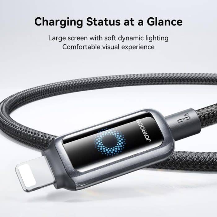 JOYROOM S-A55 StarFlight Series 3A USB to 8 Pin Auto Power-Off Fast Charging Data Cable – Bild 3