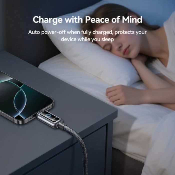 JOYROOM S-A55 StarFlight Series 3A USB to 8 Pin Auto Power-Off Fast Charging Data Cable – Bild 6